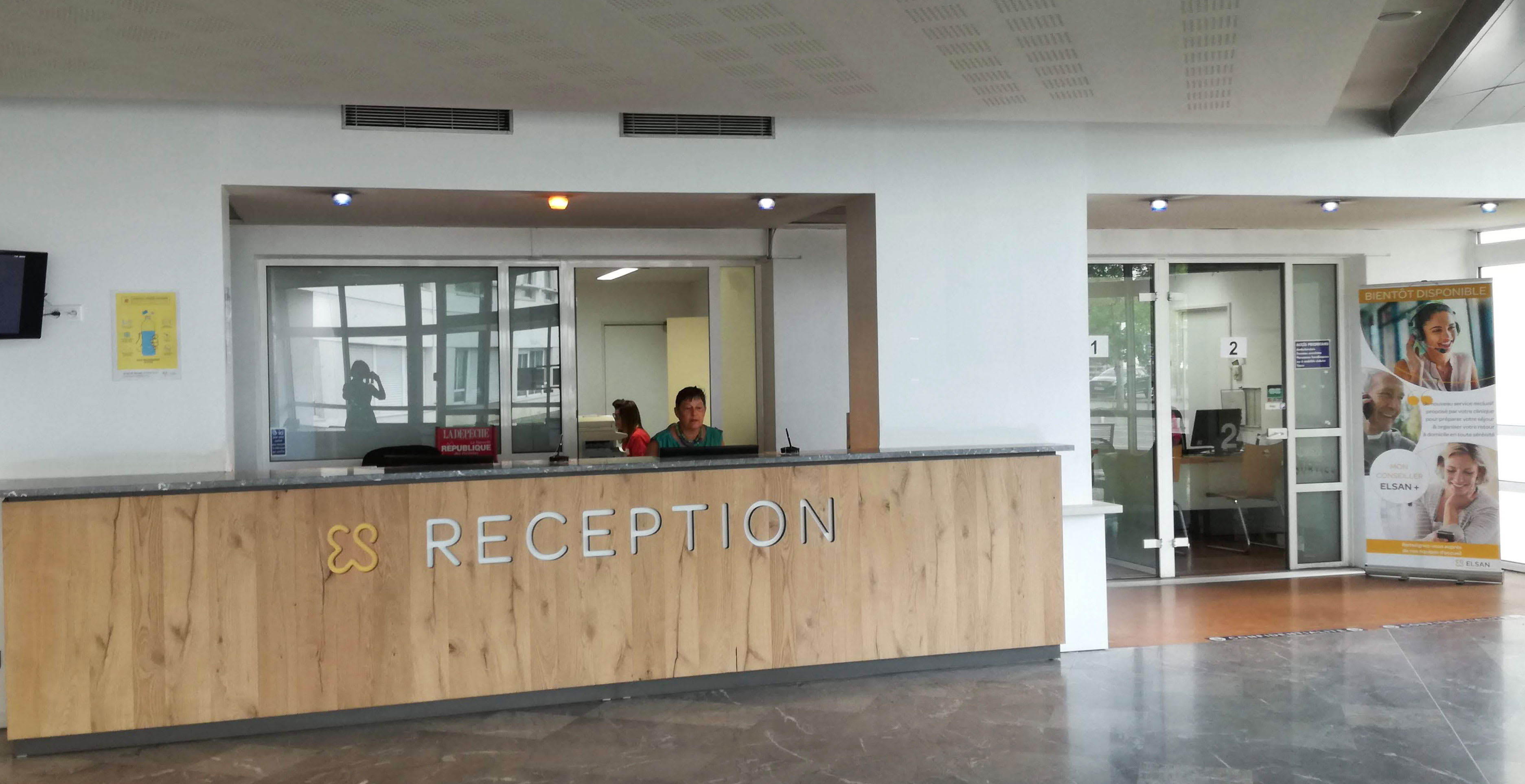 Réception Polyclinique de l'Ormeau