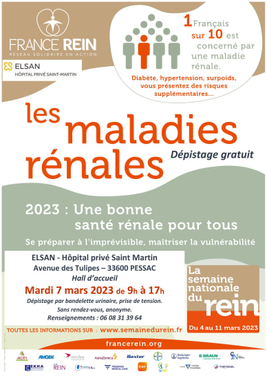 Affiche semaine du rein HPSM 