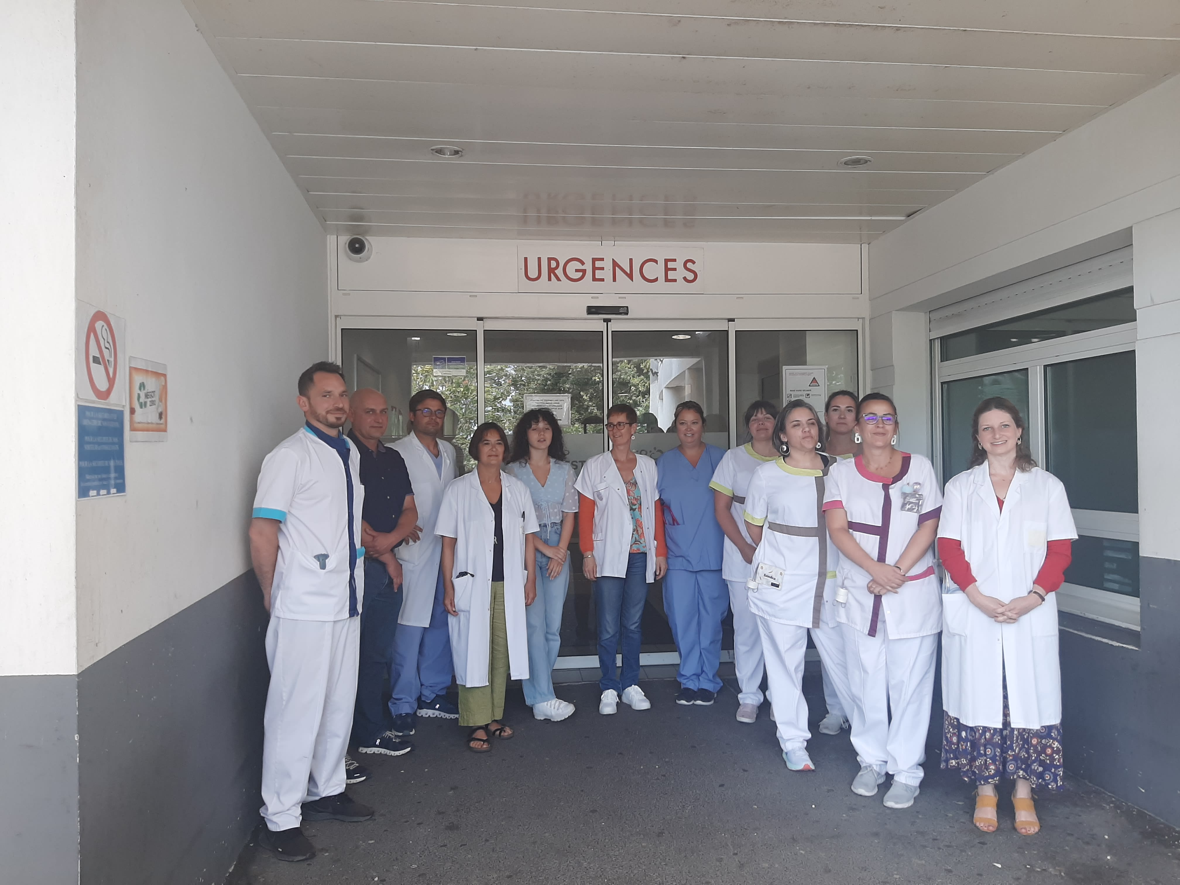 Equipe des urgences de Keraudren à Brest