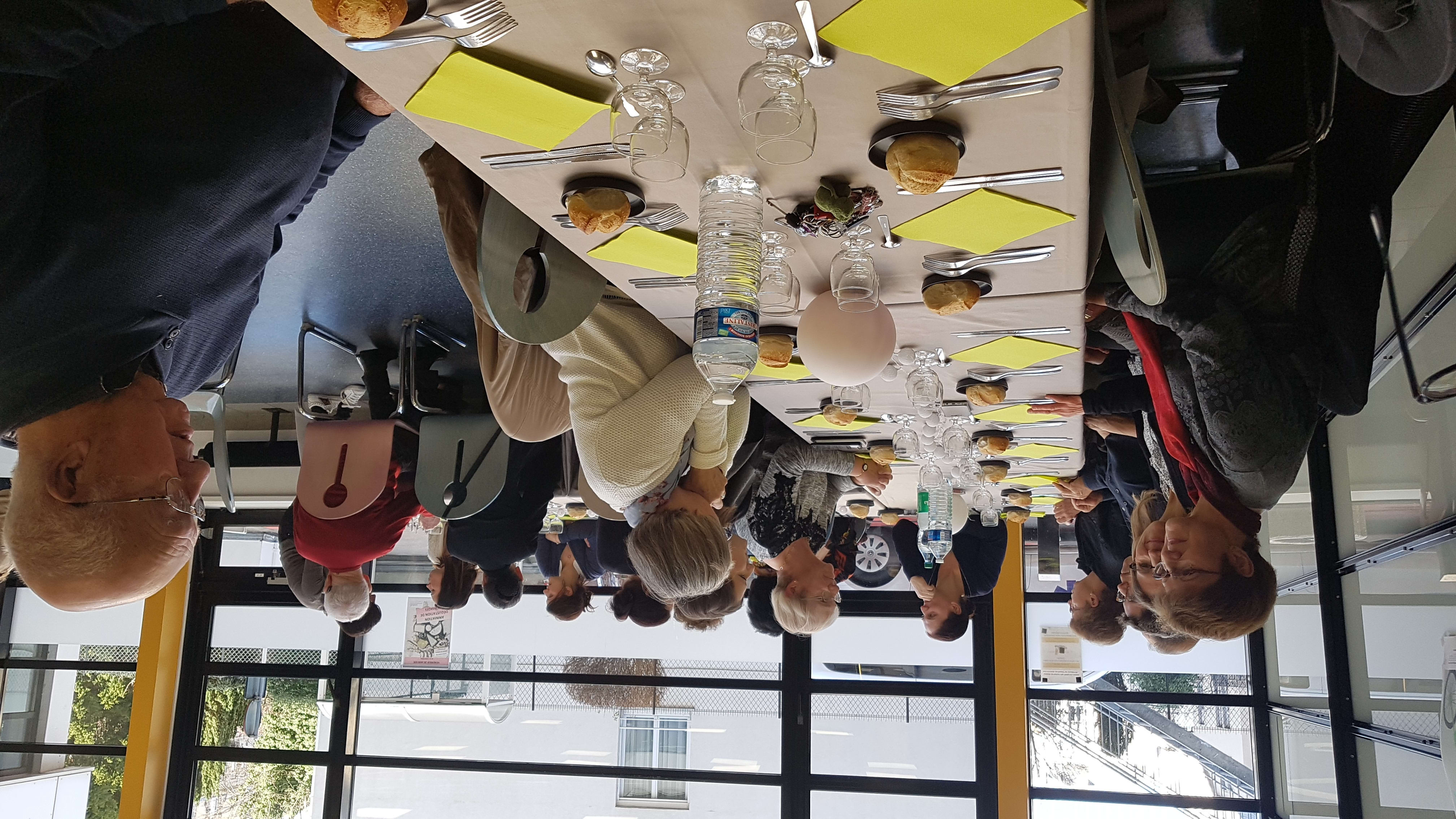 clinique de l'orangerie repas des bénévoles