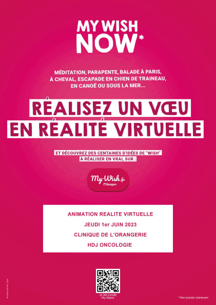 my wish now affiche réalisez un voeu en réalité virtuelle