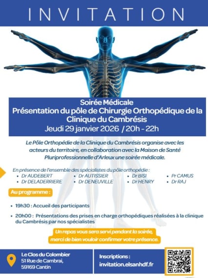 soirée cbs 2026 orthopédie