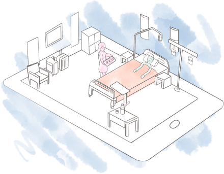 Le confort à la Clinique de l'Estrée