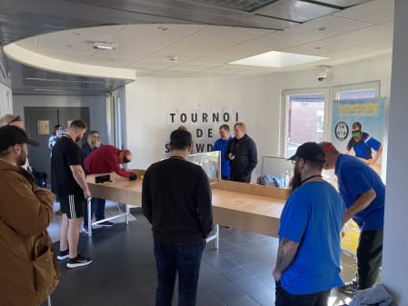 Le Centre Régional Basse Vision de Somain a eu le plaisir d'accueillir le club de Showdown de Méricourt