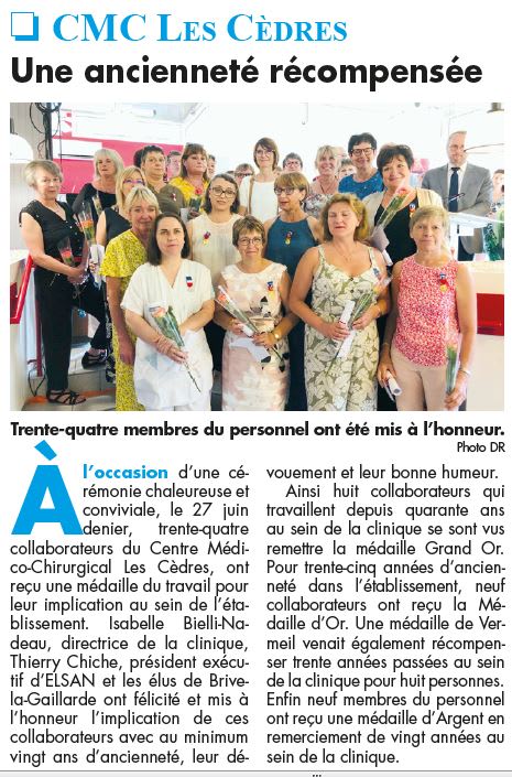 une ancienneté récompensée