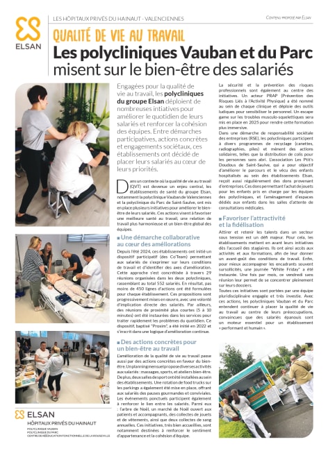 Qvt ELSAN VALENCIENNES SAINT SAULVE