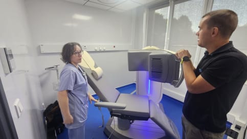 arrivée gamma caméra cœur Strasbourg Imagerie Médicale