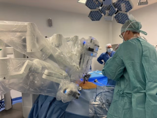 Installation au bloc opératoire