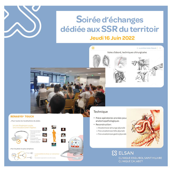 soirée échanges CESH Agen & SSR territoire sur la prise en charge post clinique