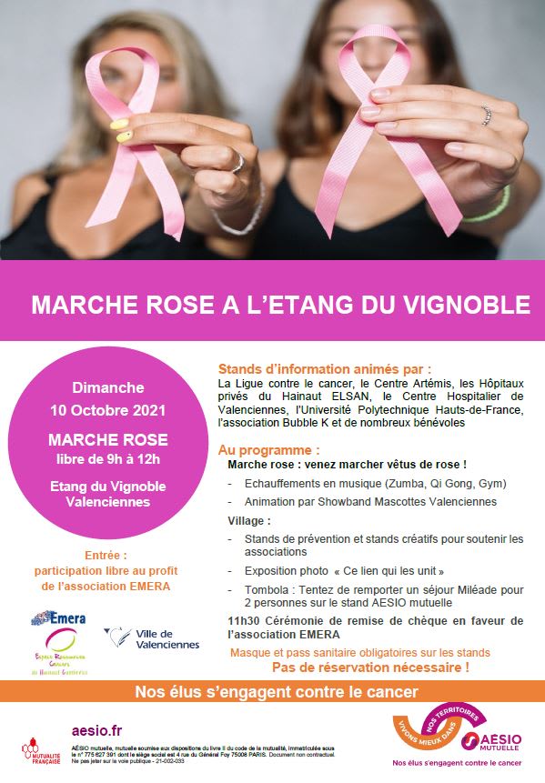 marche rose parc