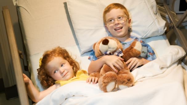 Enfants hospitalisés