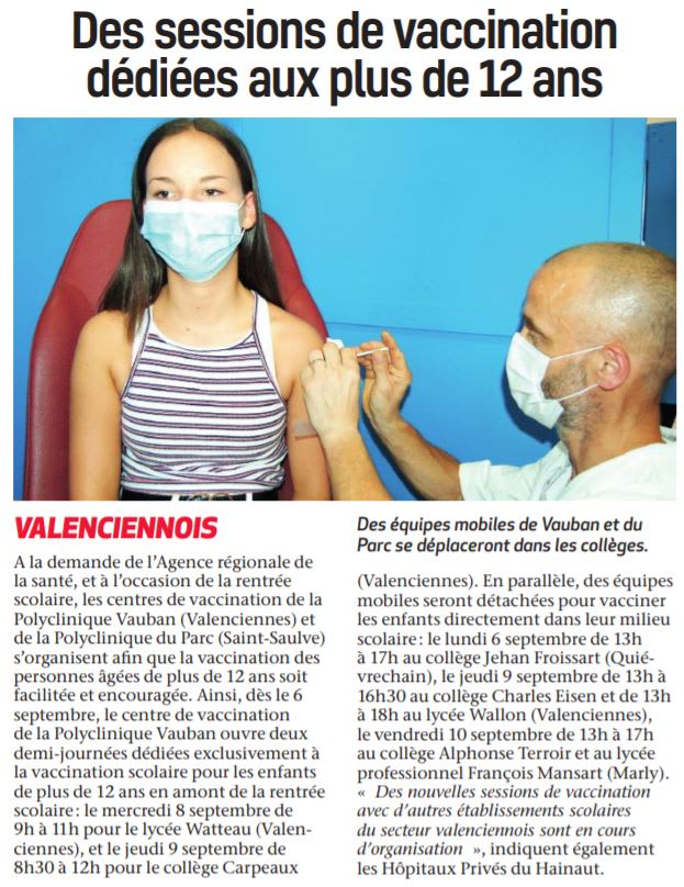 vaccaniation +12ans