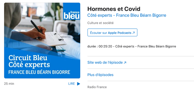 Lien Poadcasts France bleu