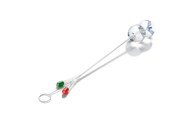 Ballonnet pour accouchement : image d'un ballonnet utilisé pour déclencher l'accouchement chez la femme enceinte