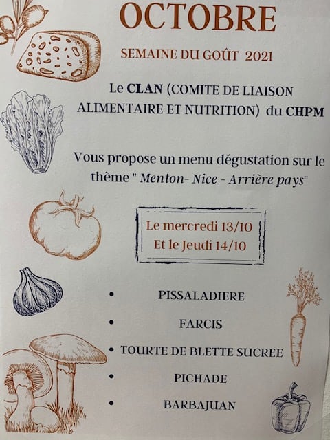 Le menu
