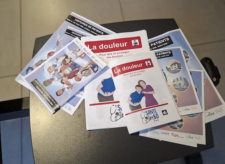 Flyers distribués au sein de l'Hôpital Privé Saint-Martin pour la Semaine de la sécurité des patients en 2026