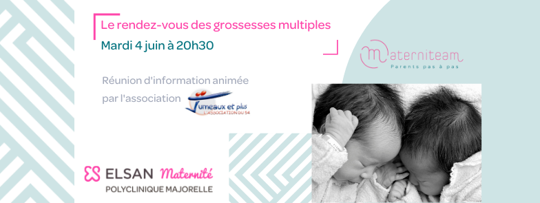 Le rendez-vous des grossesses multiples Polyclinique Majorelle Nancy Jumeaux et Plus