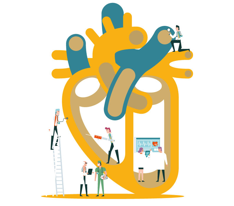 Parcours patient en soins médicaux et réadaptation cardiologique