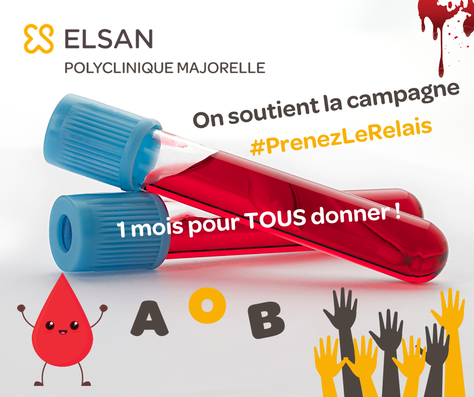 Campagne #PrenezLeRelais Don de Sang Polyclinique Majorelle Nancy