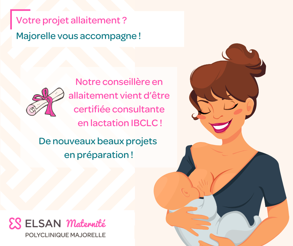 Consultante en lactation certification IBCLC Polyclinique Majorelle Nancy Elsan 