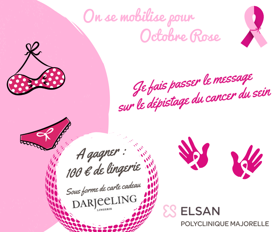 Cancer du Sein Octobre Rose Polyclinique Majorelle Nancy