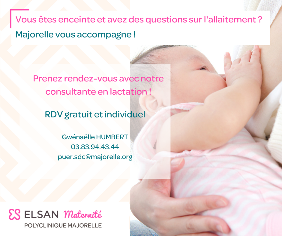 Consultante en lactation Polyclinique Majorelle Nancy Elsan