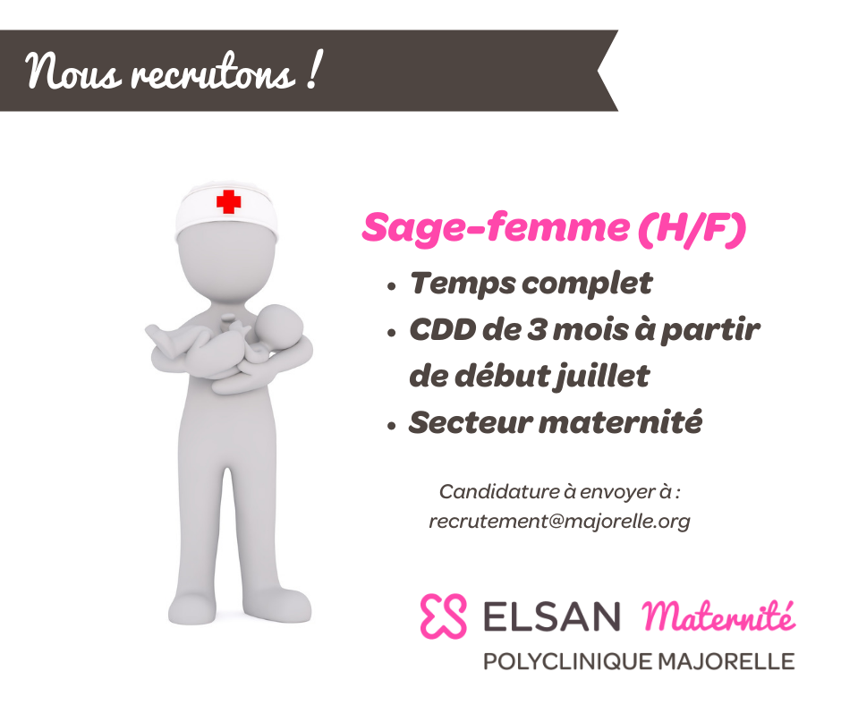Recrutement sage-femme Polyclinique Majorelle Nancy Maternité