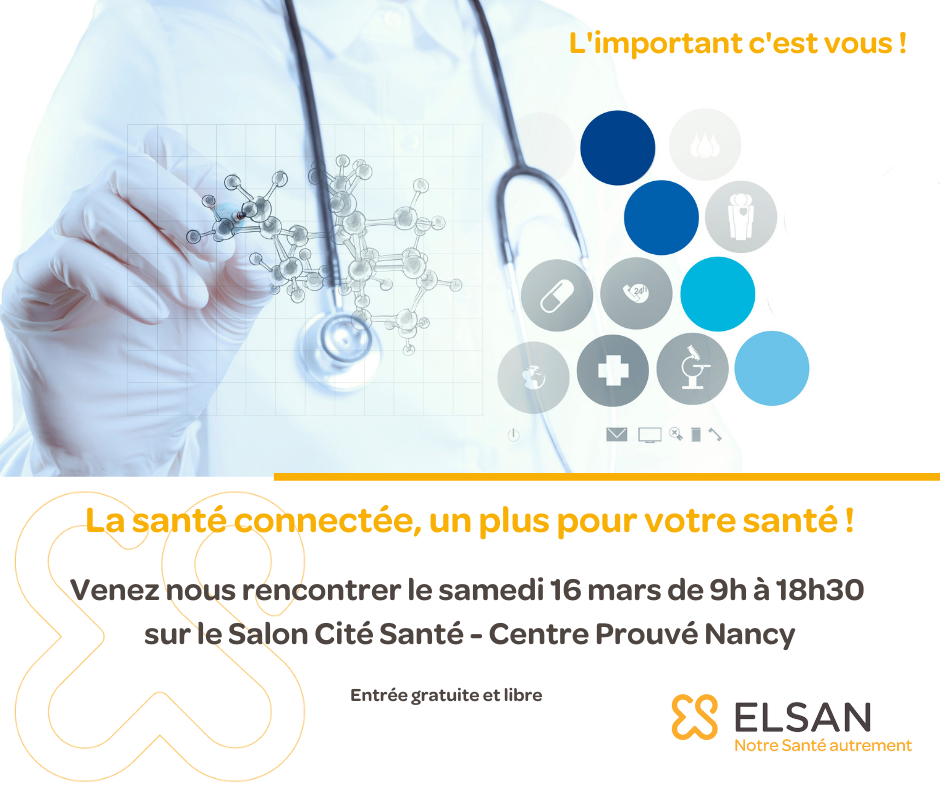 Salon Cité Santé Nancy Elsan Polyclinique Majorelle santé connectée