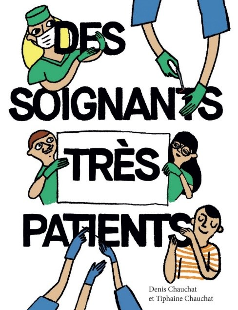 INFOGRAPHIE mettant en avant des médecins et patients en illustration