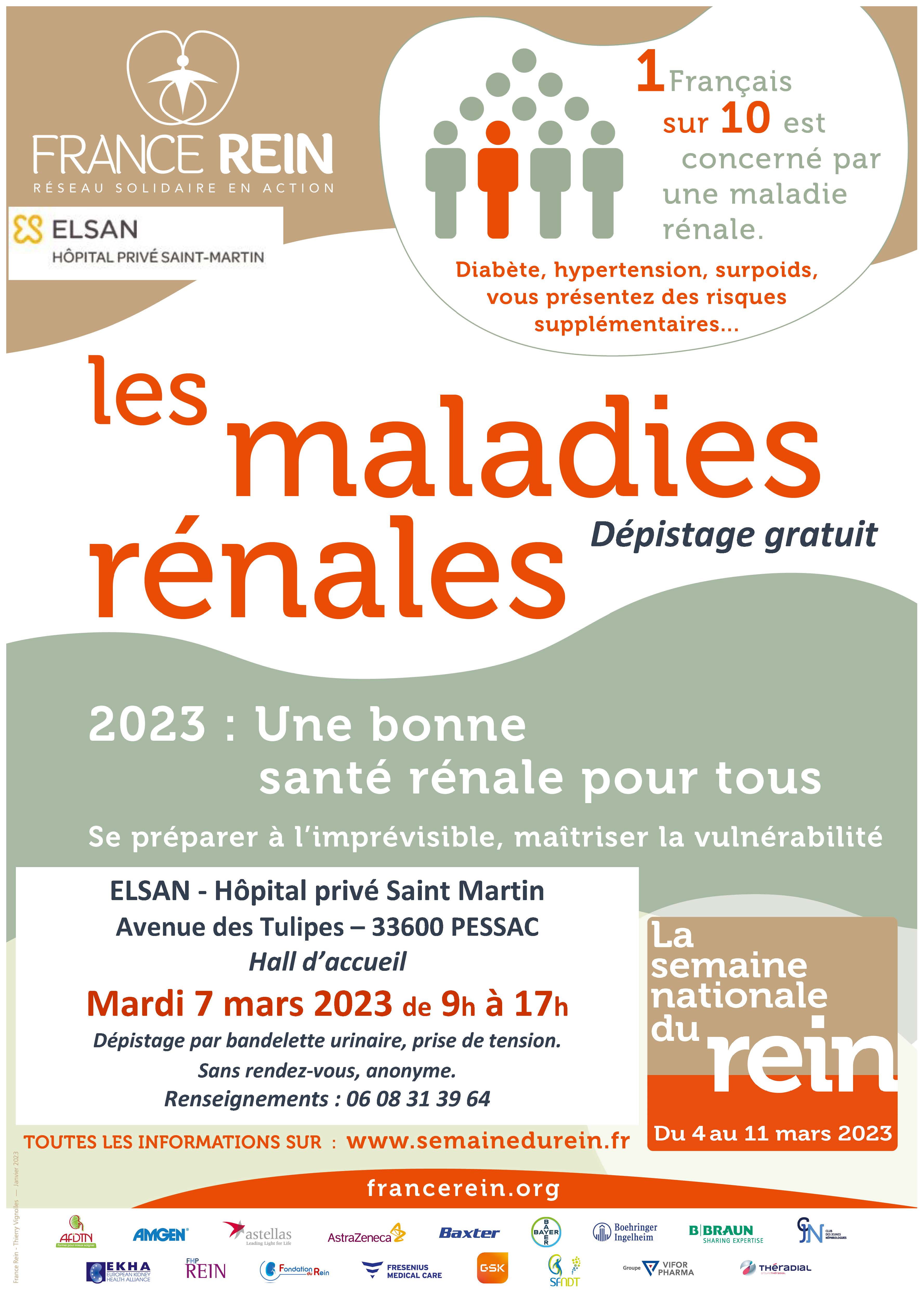 Affiche semaine du rein HPSM