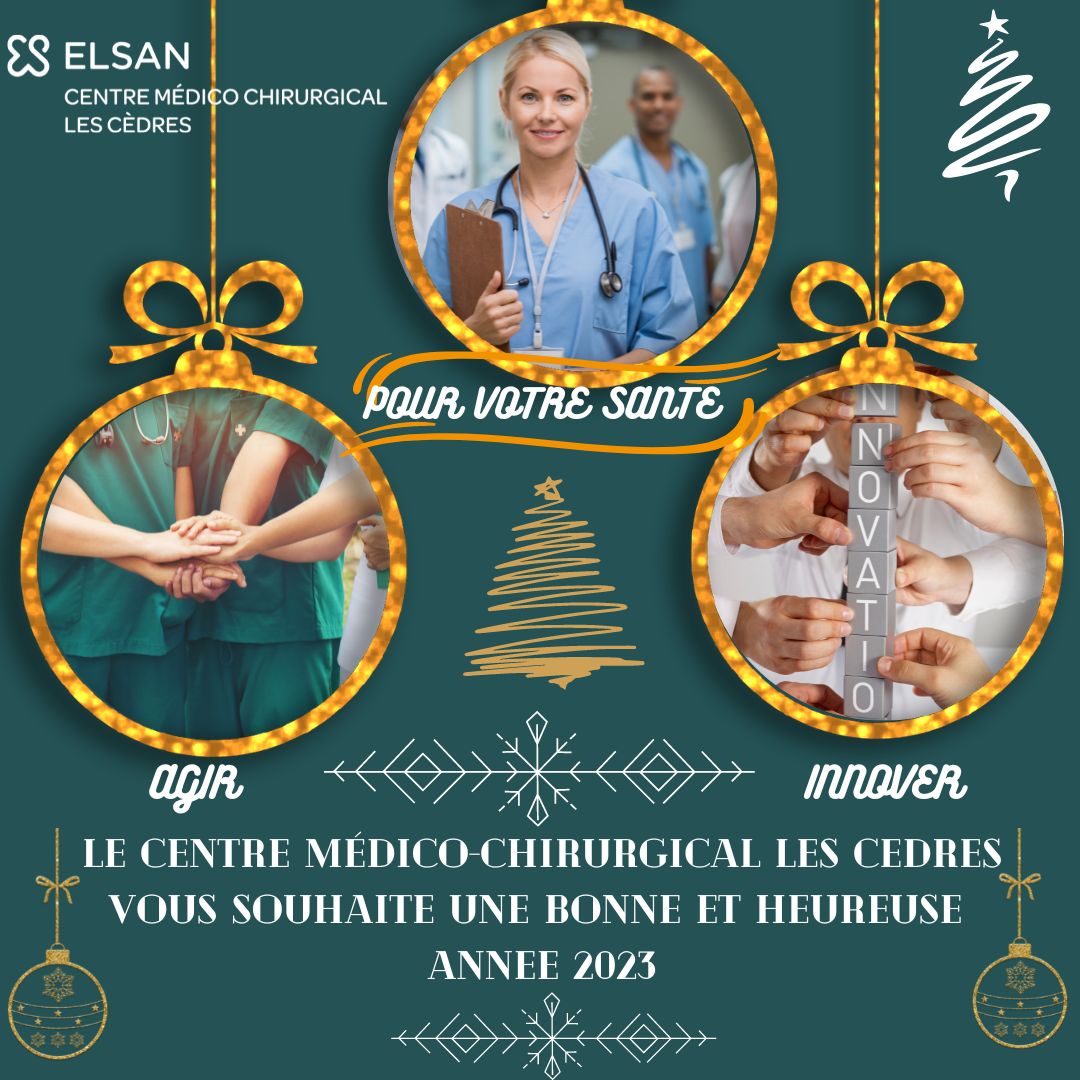 Carte de voeux 2023 CMC LES CEDRES