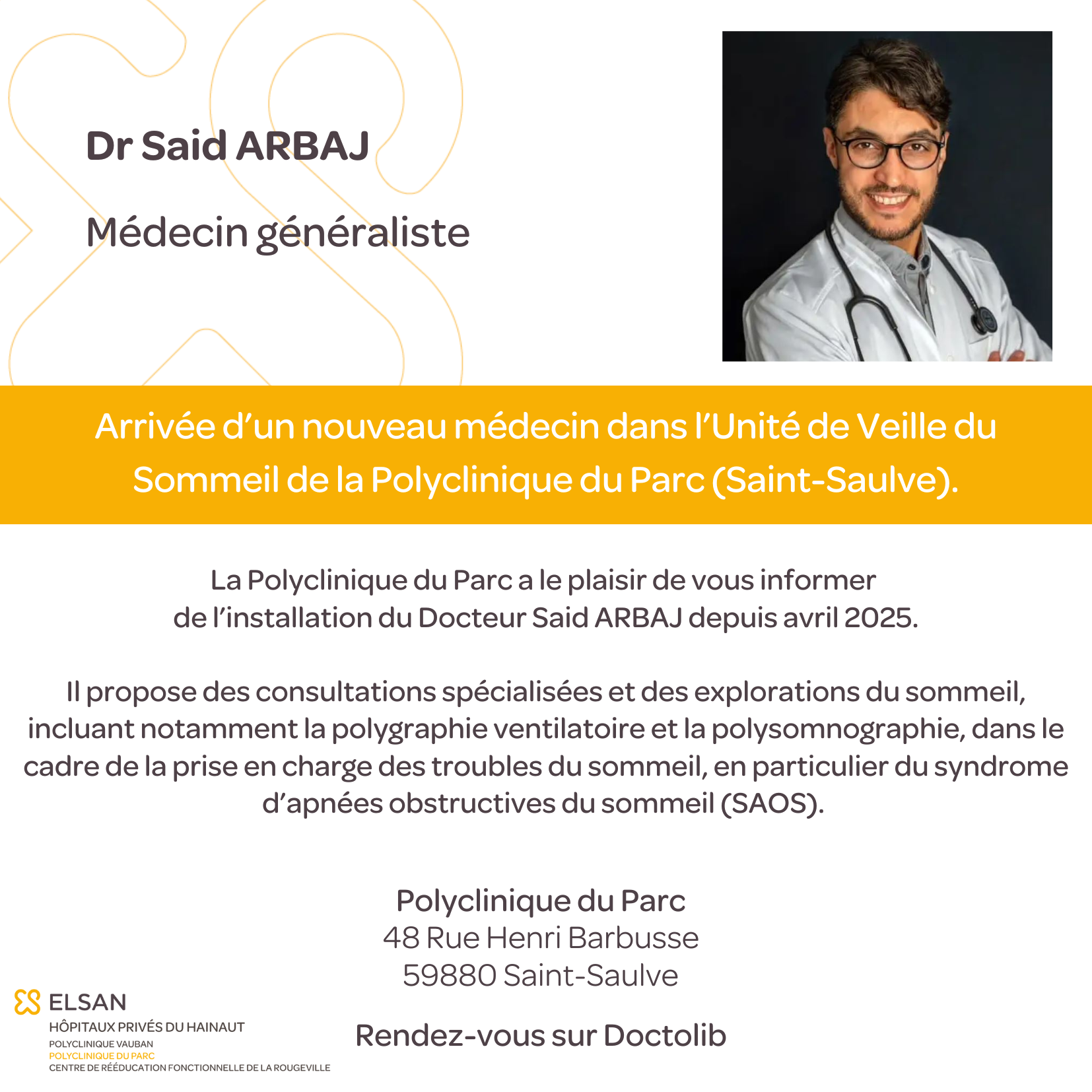 Docteur Said ARBAJ SOMMEIL