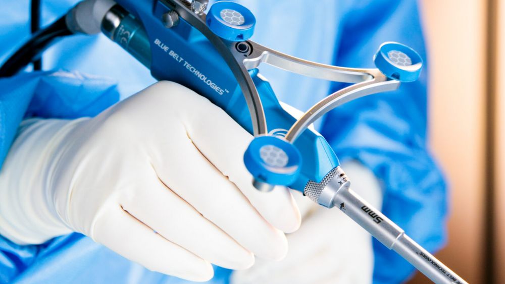 photo du robot Navio® », un dispositif d'assistance robotisée en chirurgie orthopédique