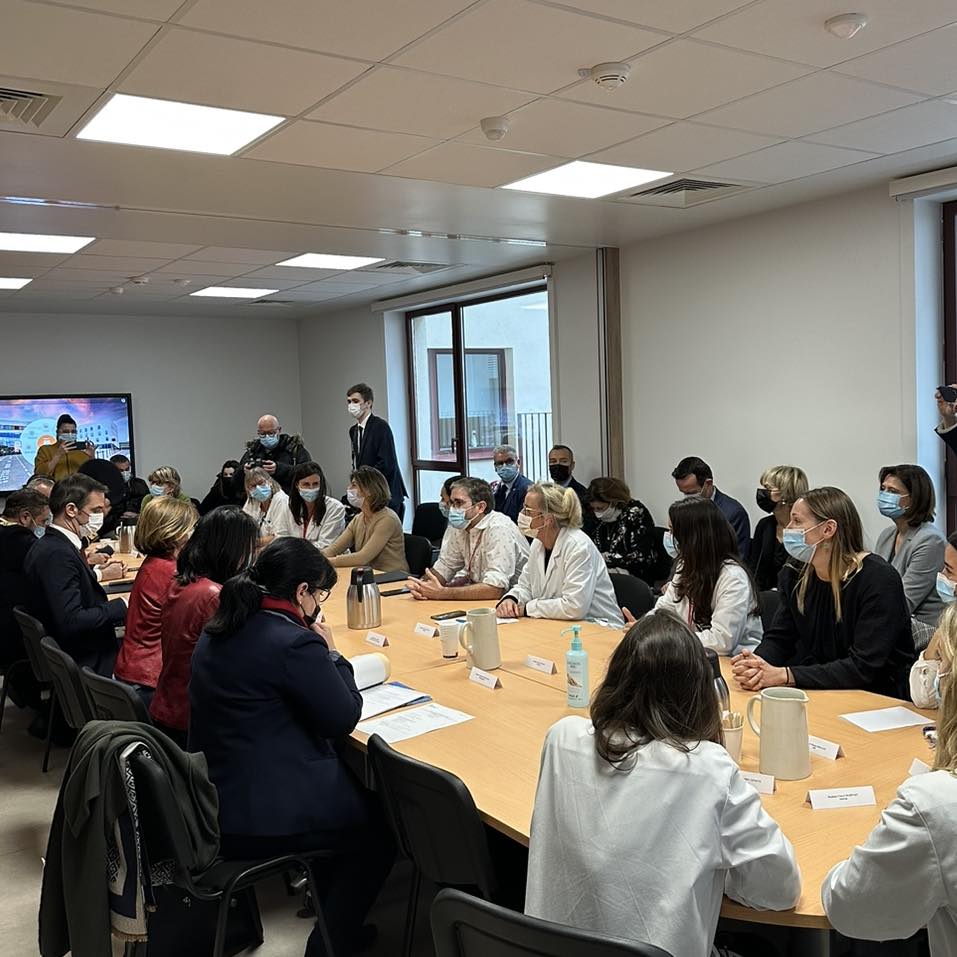 Visite des ministres