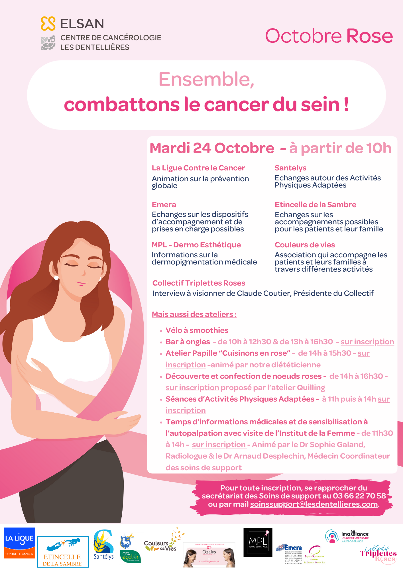 Les Dentellières Octobre Rose 