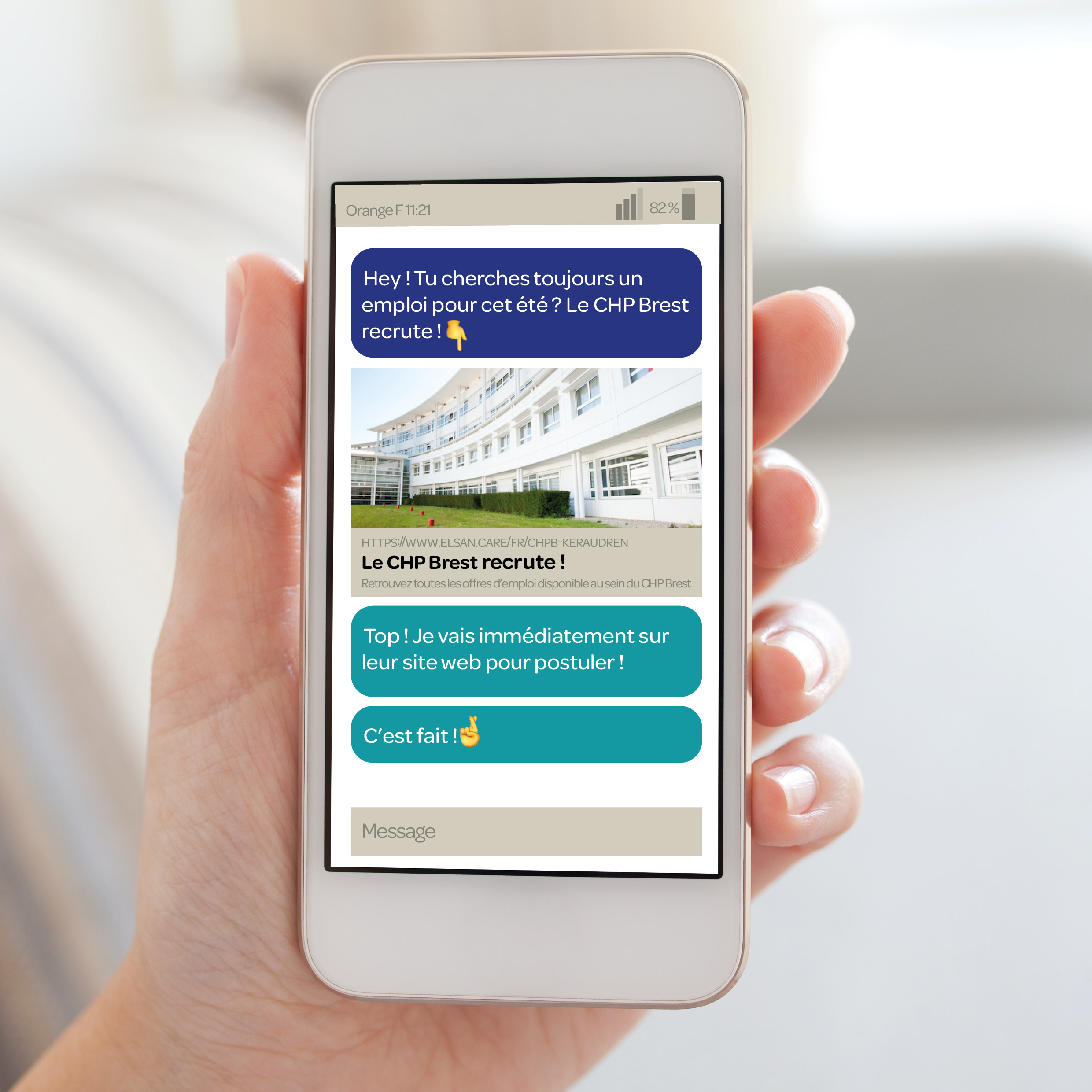 Recrutement été CHP Brest