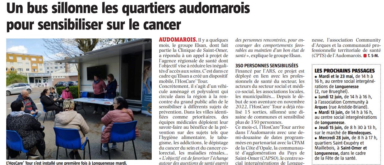 VDN ST OMER HOSCARE TOUR