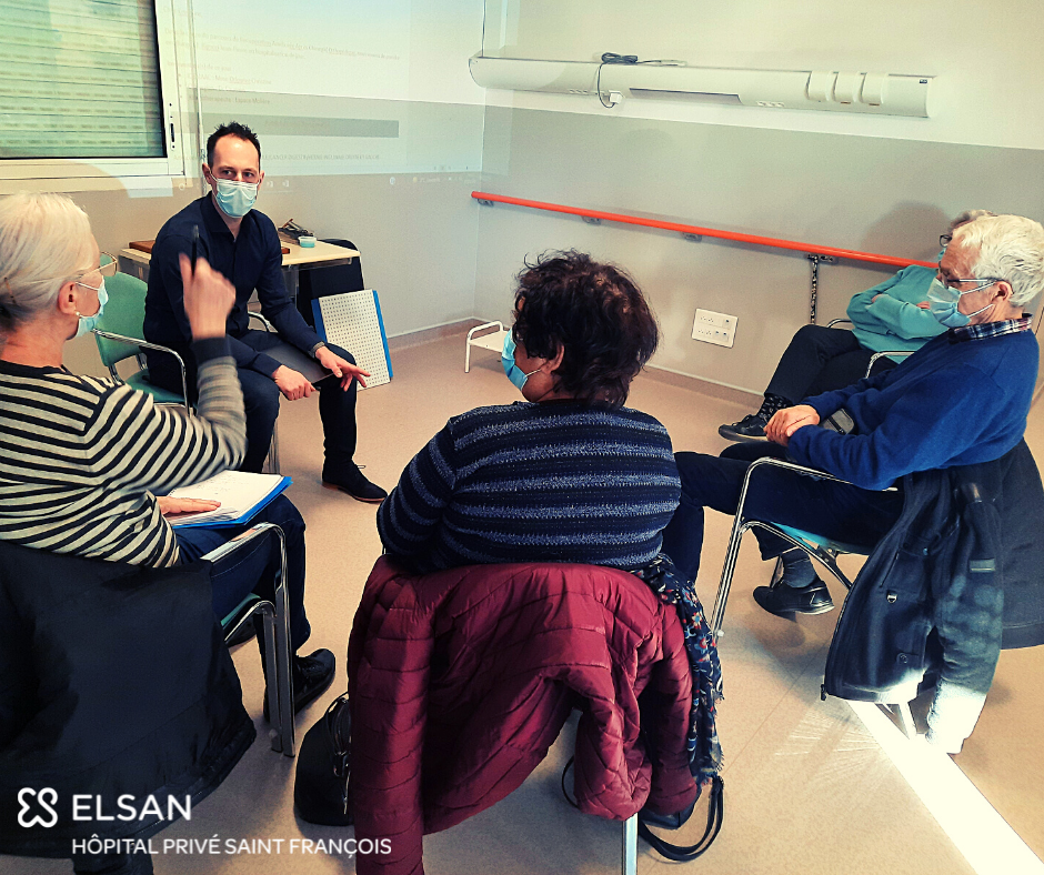 Dr. CAUMON intervient dans le cadre de l'Ecole des patients