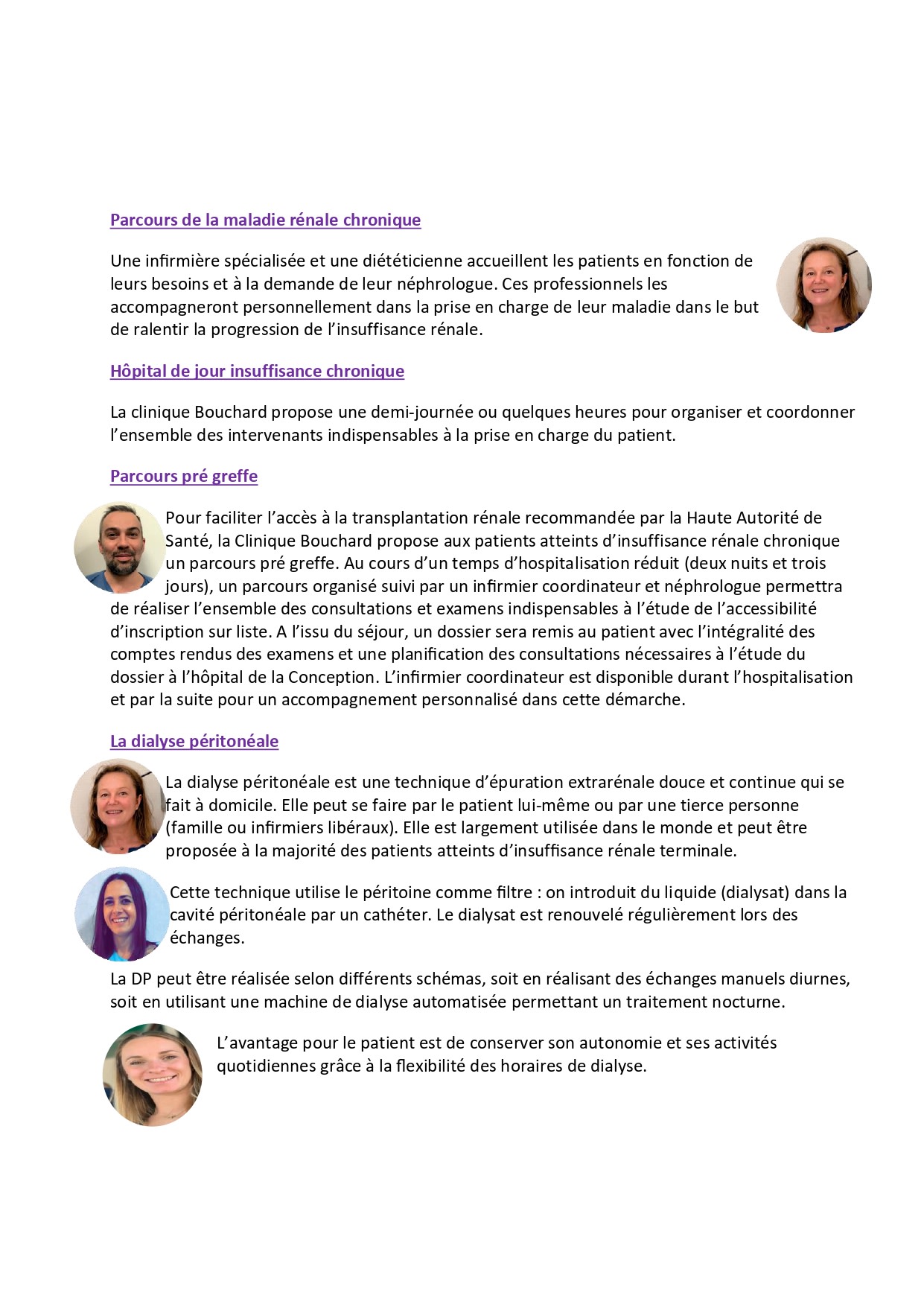 SUITE EQUIPE DE LA DIALYSE