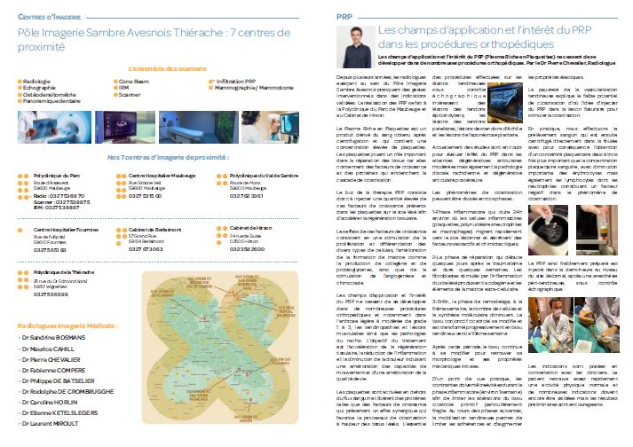 lettre médicale imagerie maubeuge elsan