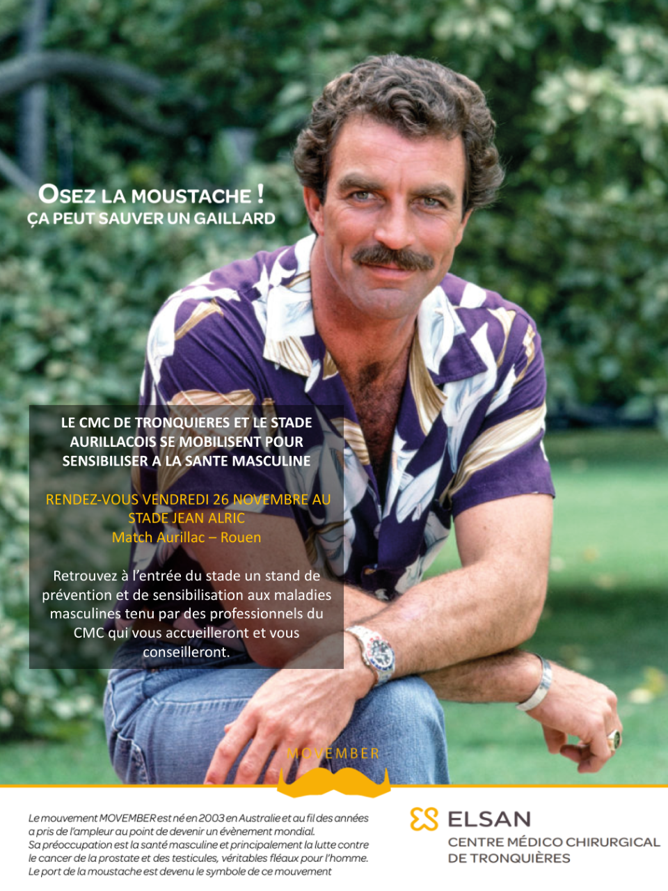 Movember - CMC Tronquières - Stade Aurillacois