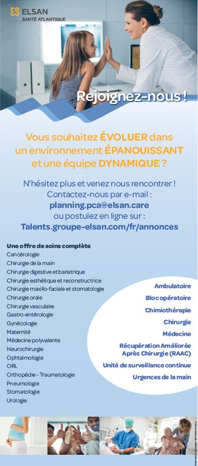 Santé Atlantique recrute