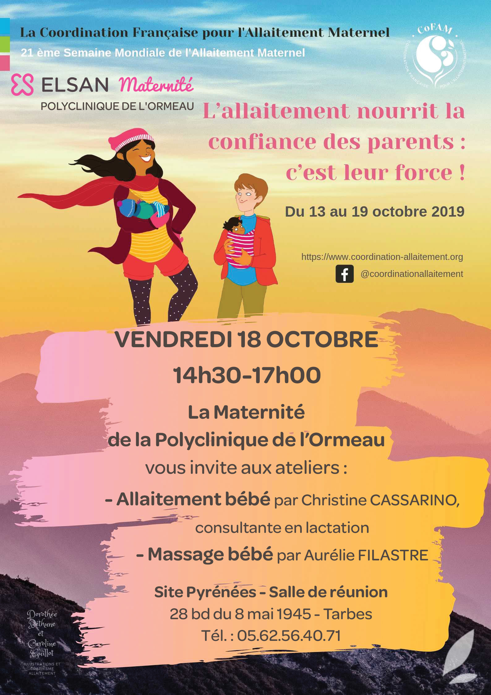 Semaine mondiale de l'allaitement maternel à la Polyclinique de l'Ormeau de Tarbes