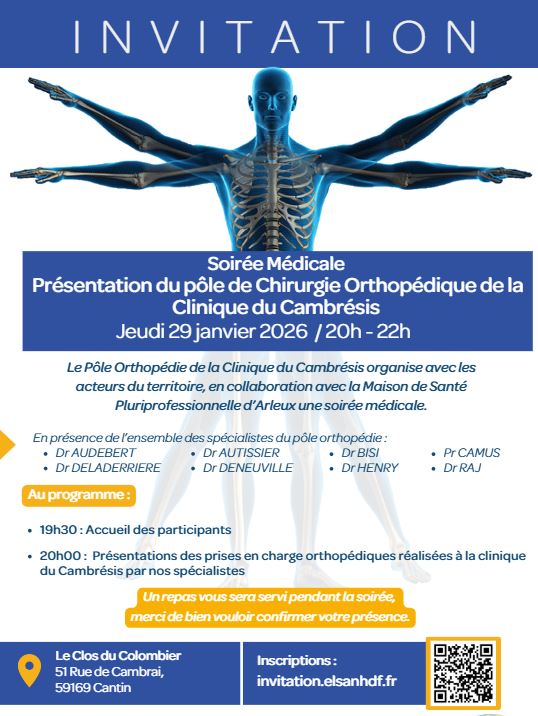 soirée cbs 2026 orthopédie