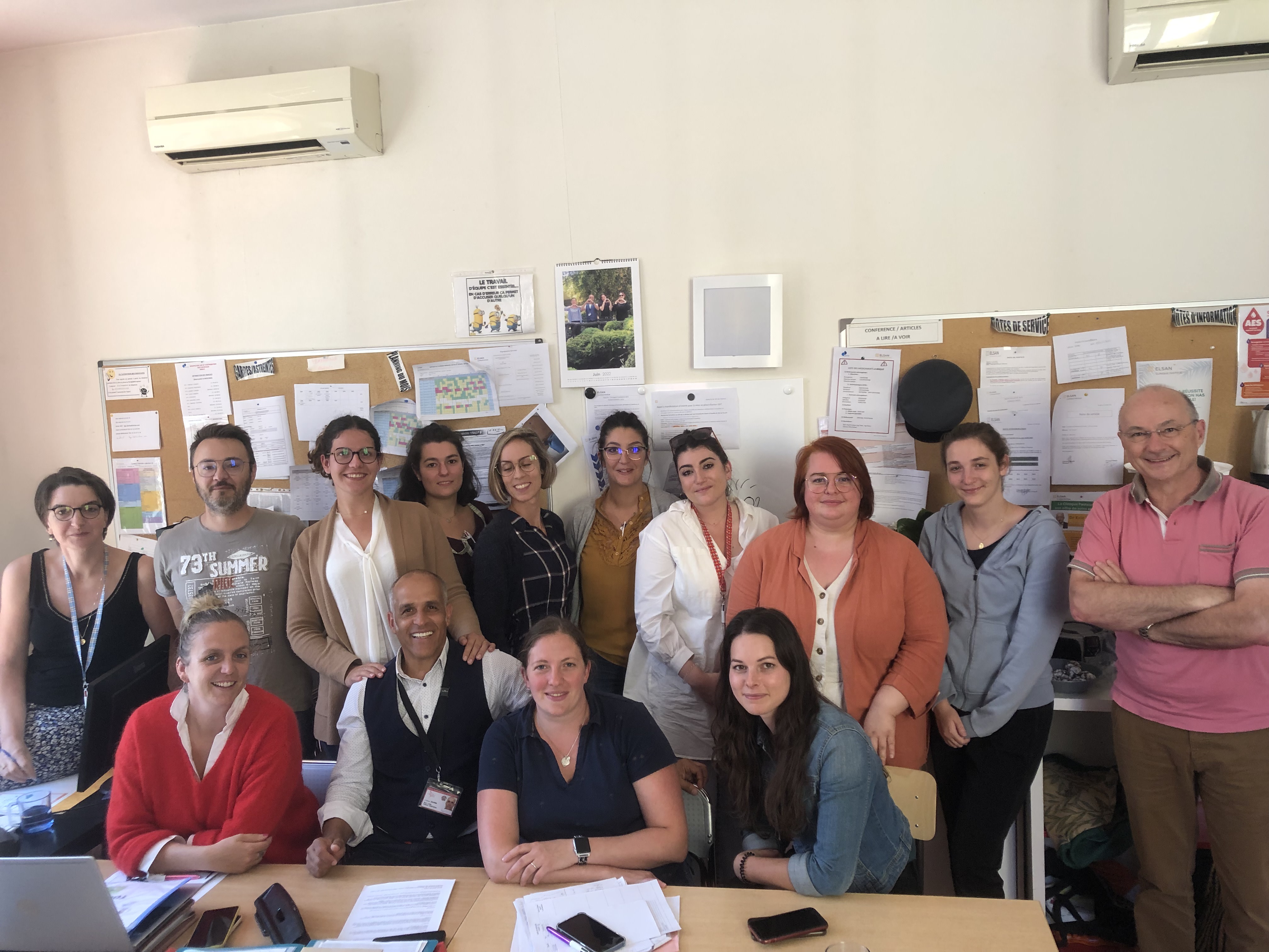 L'ÉQUIPE MÉDICALE DE L'HAD