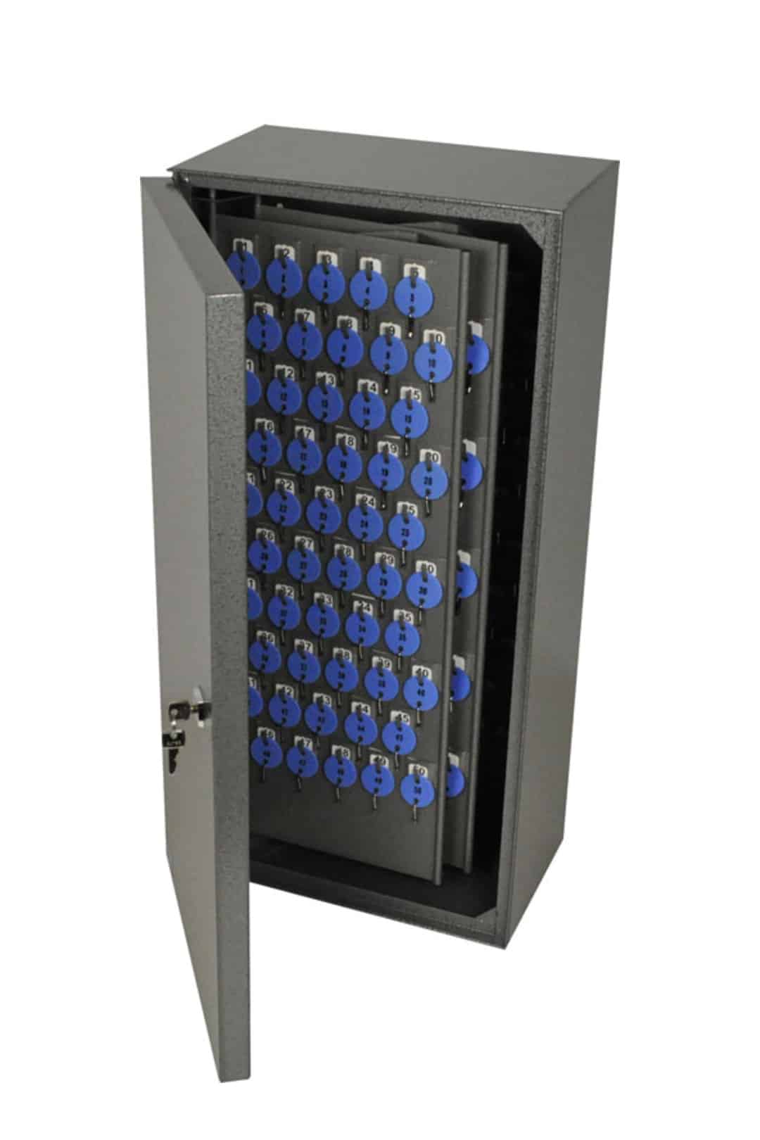 t393 telkee 686 key cabinet 250 hooks grey
