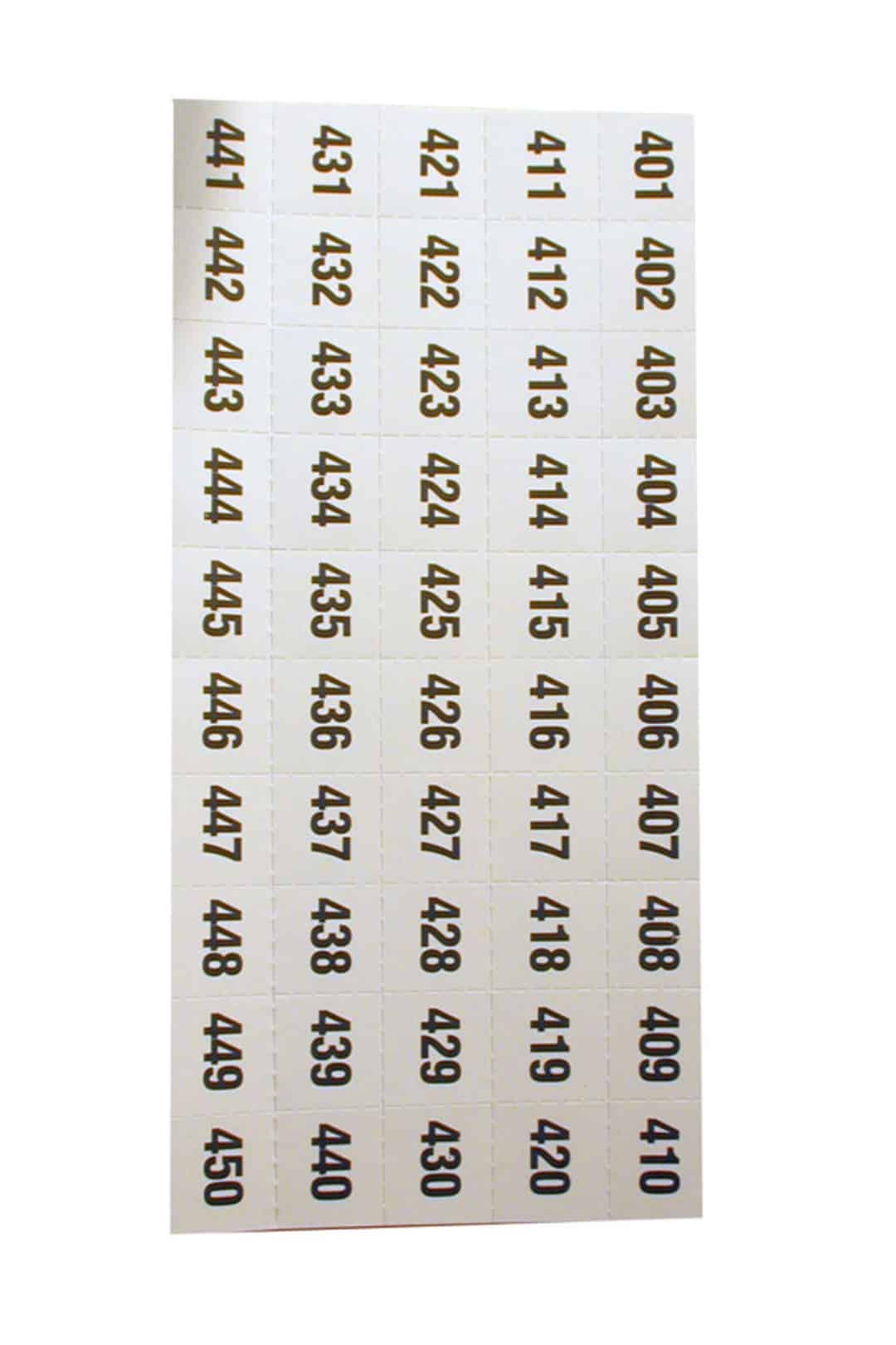 t353 401 telkee perf number sheet 401 450