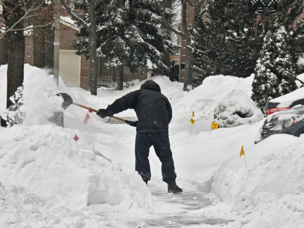 Bridlewood, Alberta, Canada: The Ultimate Guide to Snow Removal 4 residents dig themselves out after a massive snowstorm hit news photo 1579300505