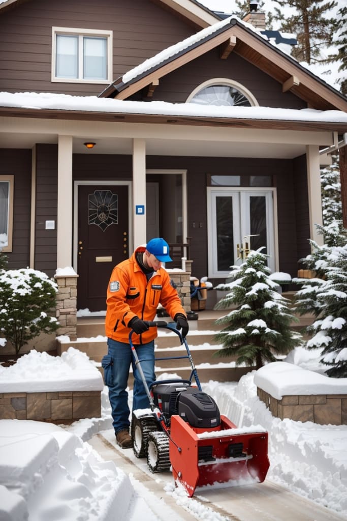 Efficient Residential Snow Removal Services in Woodbine, Alberta, Canada 2 DreamShaper v7 Residential Snow Removal Services in Woodbine A 3