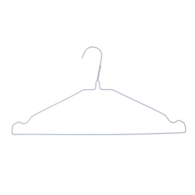 16" 13G Notched Hanger - Lucky Cloud Hanger